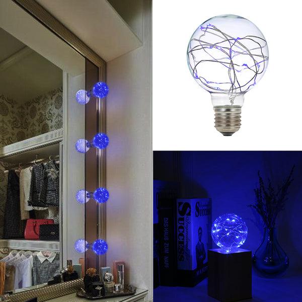 Copper Wire String Light on Bulb