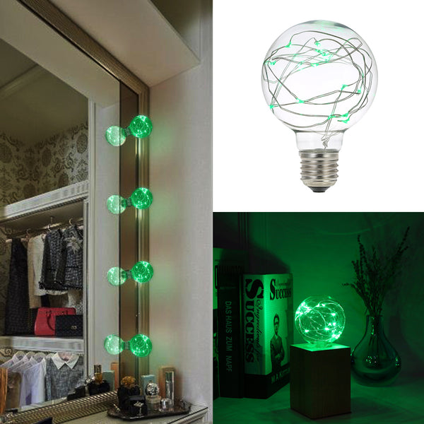 Copper Wire String Light on Bulb