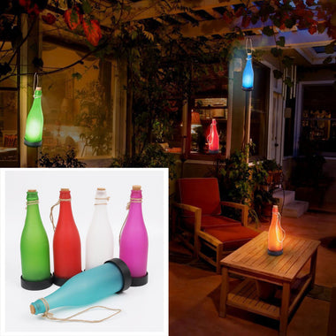 Wine Bottle Hanging Garden Light