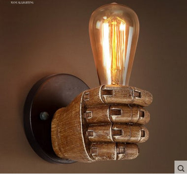 Retro Fist Wall Lamp