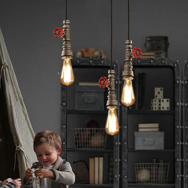 Water Pipe Style Vintage Pendant Lampshade