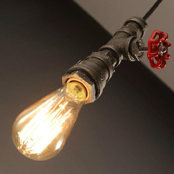 Water Pipe Style Vintage Pendant Lampshade