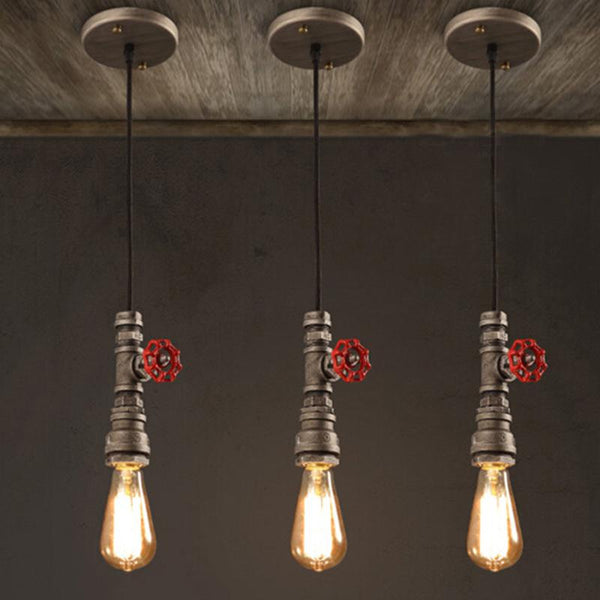 Water Pipe Style Vintage Pendant Lampshade