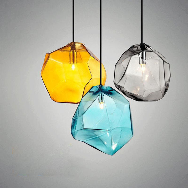 Minimalist Colorful Glass Pendant Lamps
