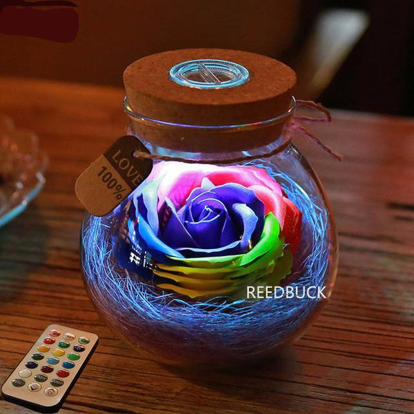 Romantic Rose Bulb Dimmer Lamp