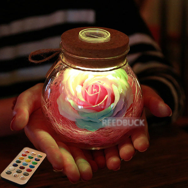 Romantic Rose Bulb Dimmer Lamp